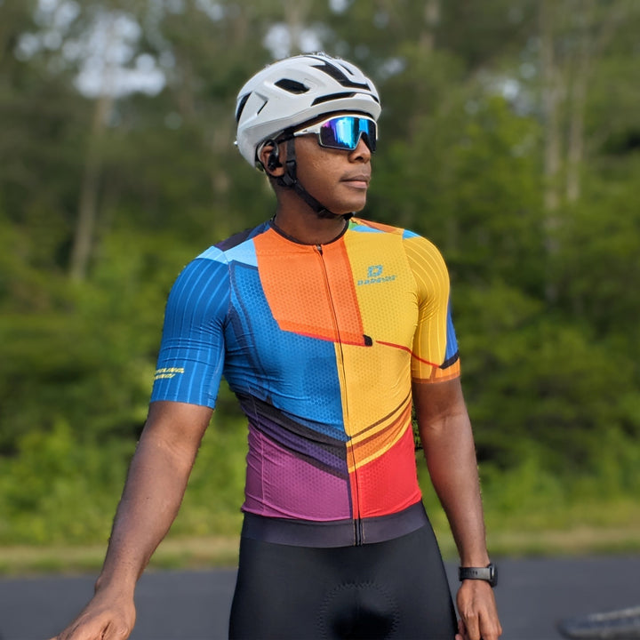 BLOCKING AERO CYCLING JERSEY
