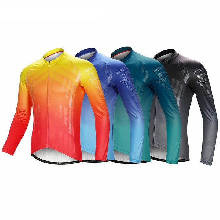 GRADIENT THERMAL FLEECE CYCLING JERSEY