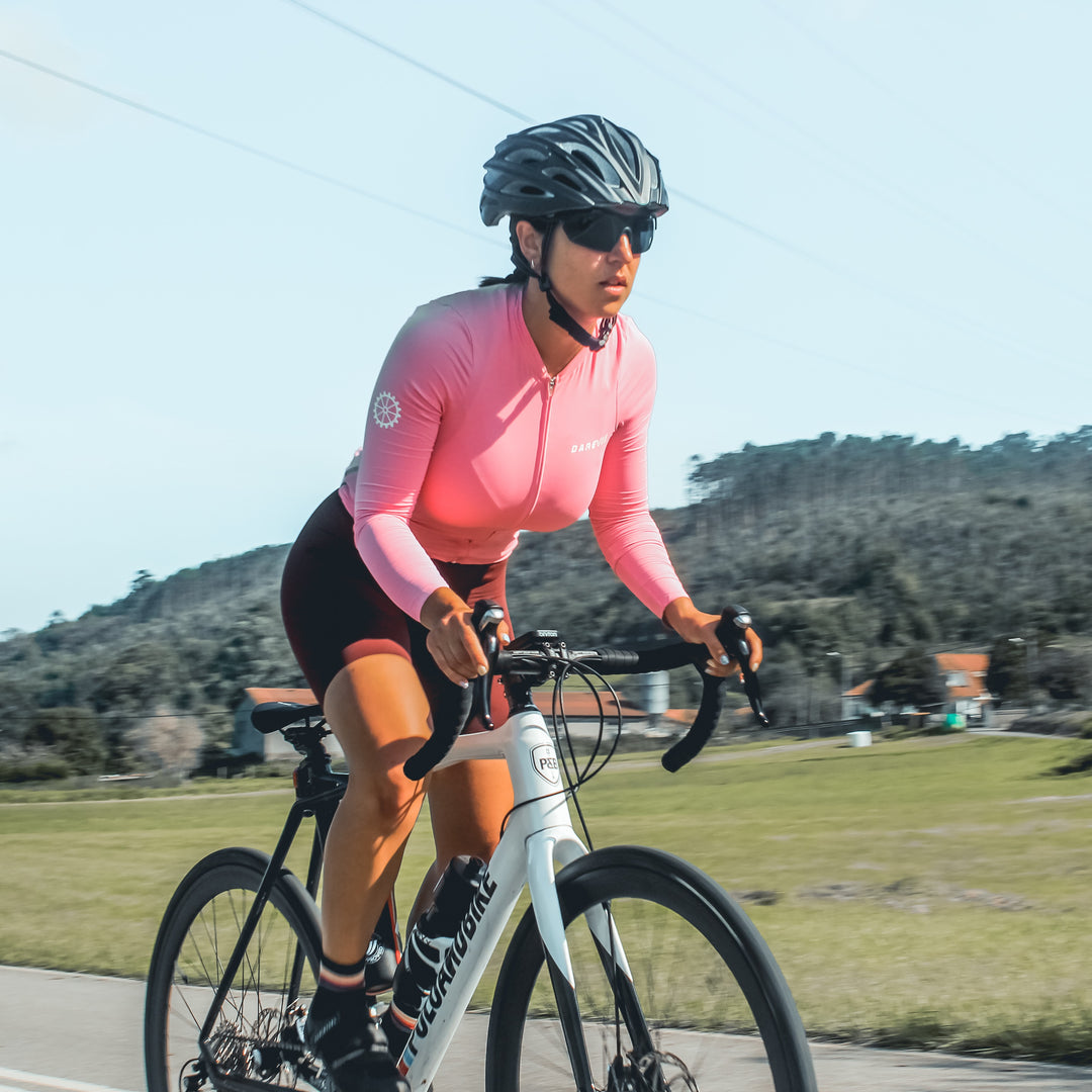 WOMEN'S BAMBOO CARBON LS CYCLING JERSEY