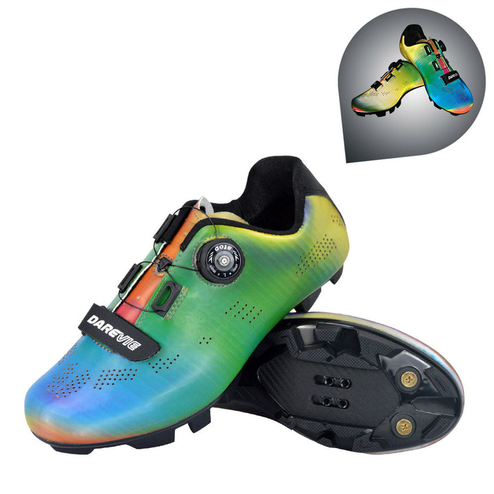 RAINBOW REFLECTIVE MOUNTAIN BIKE SHOES