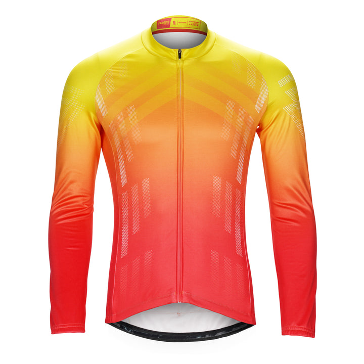 GRADIENT THERMAL FLEECE CYCLING JERSEY